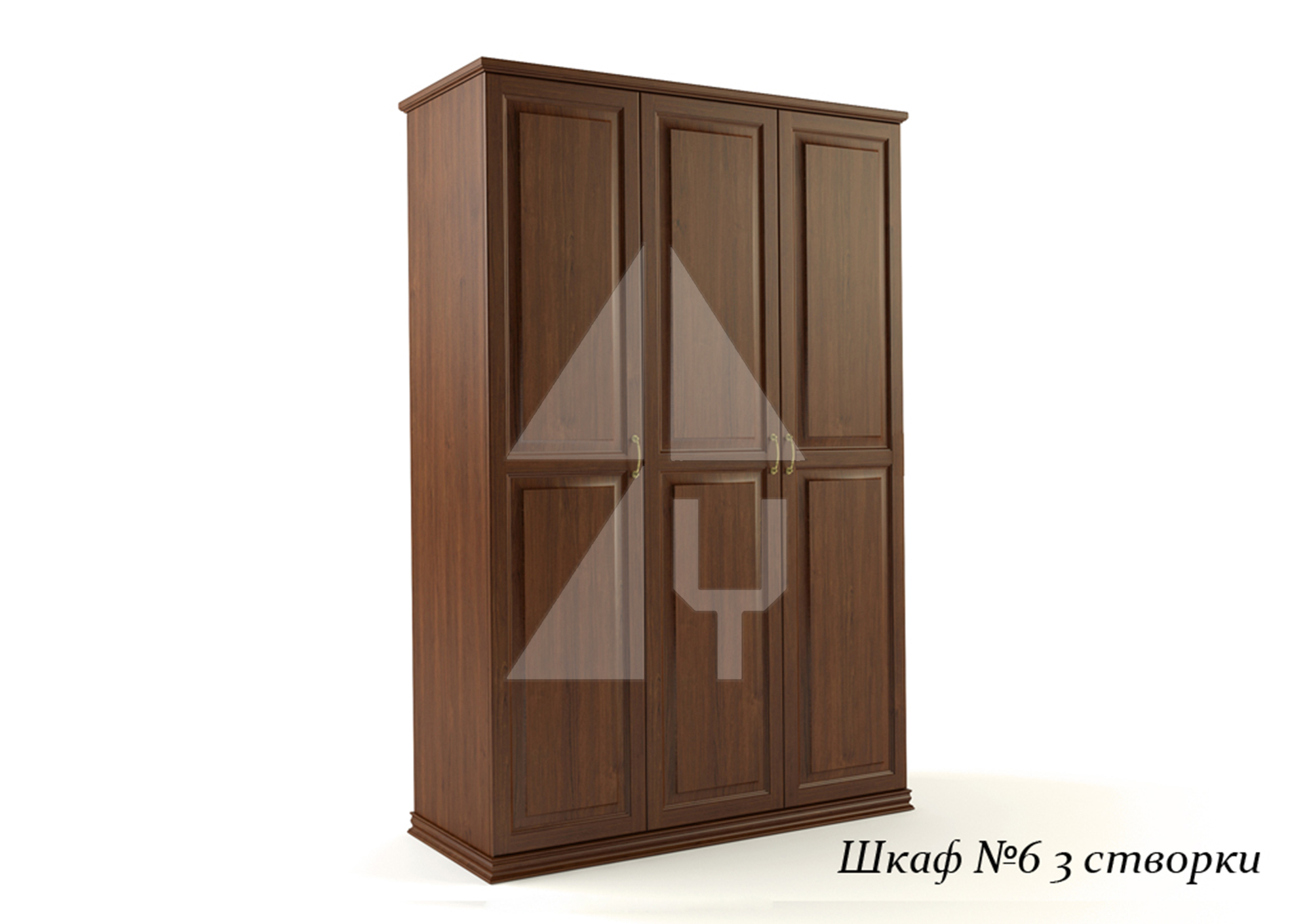 Шкаф №6, 3-х створчатый
