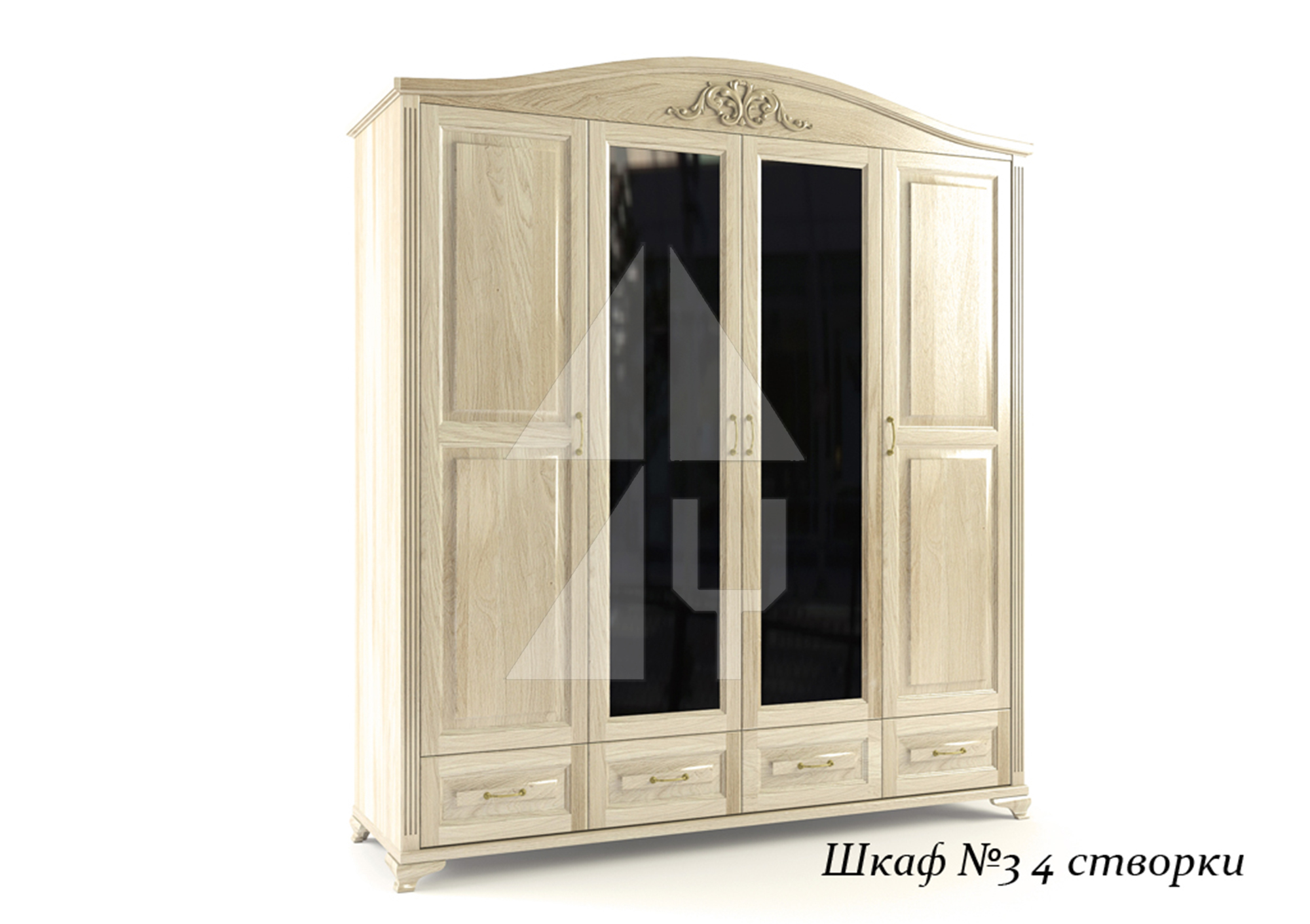 Шкаф №3 4-х створчатый